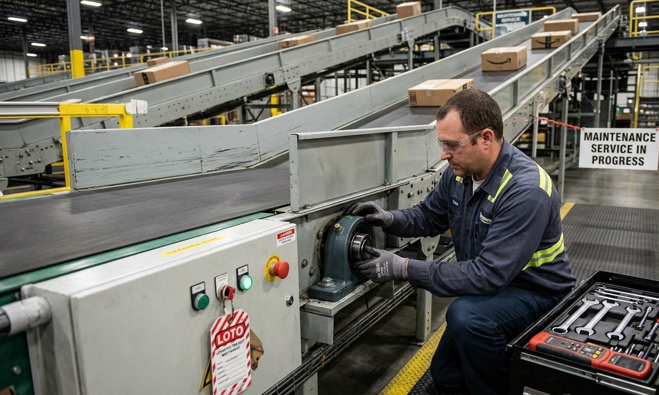 conveyor system mechanic maintenance service